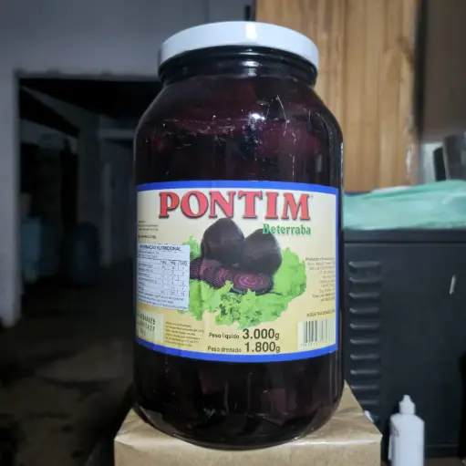 BETERRABA EM CONSERVA 1.800g
