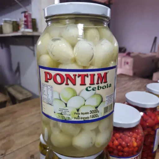 CEBOLA BRANCA EM CONSERVA 1.800g
